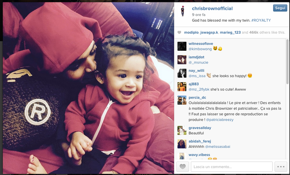 Chris Brown è diventato padre