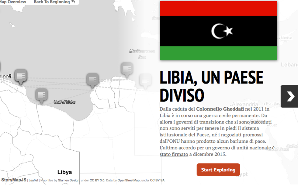 Libia, un paese diviso - Infografica