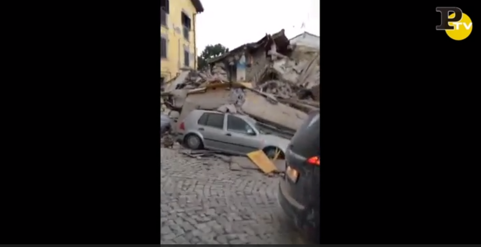 Terremoto centro Italia: le immagini di Amatrice distrutta - VIDEO