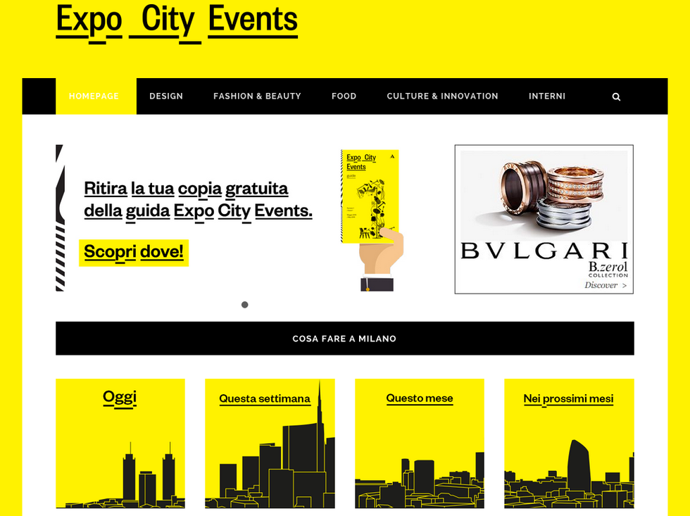 Expo City Events: Milano tra Food e Design