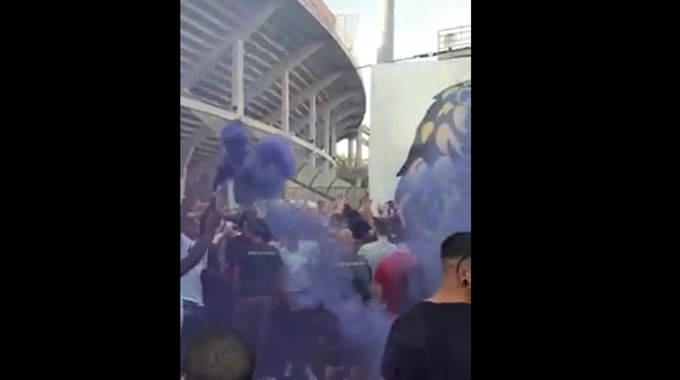Festa ultras Fiorentina: cori contro i morti dell'Heysel I VIDEO