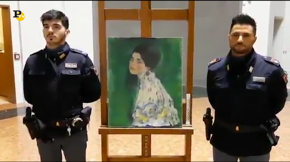 Il quadro di Klimt rubato è stato ritrovato dalla Polizia a Piacenza