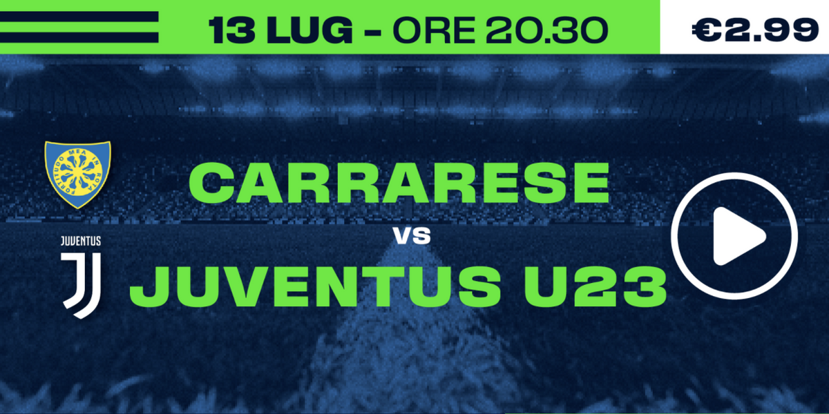 Guarda in diretta Carrarese - Juventus U23