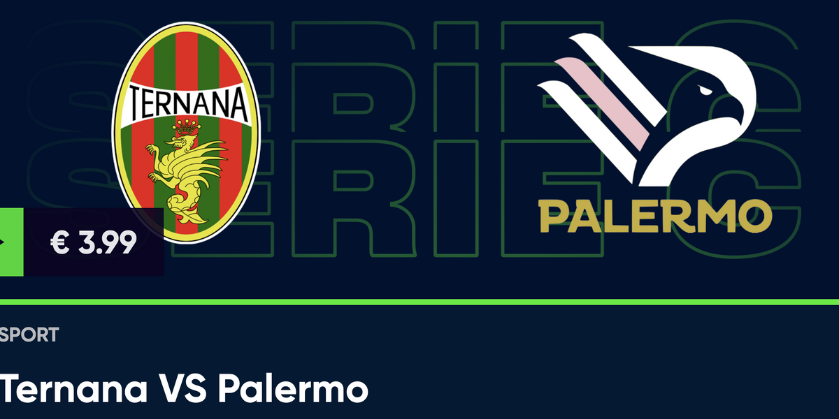 Guarda in diretta Ternana - Palermo