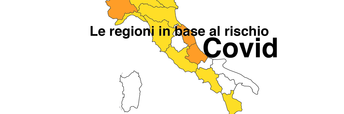 Regione per regione, l'Italia divisa in zona arancione e gialla