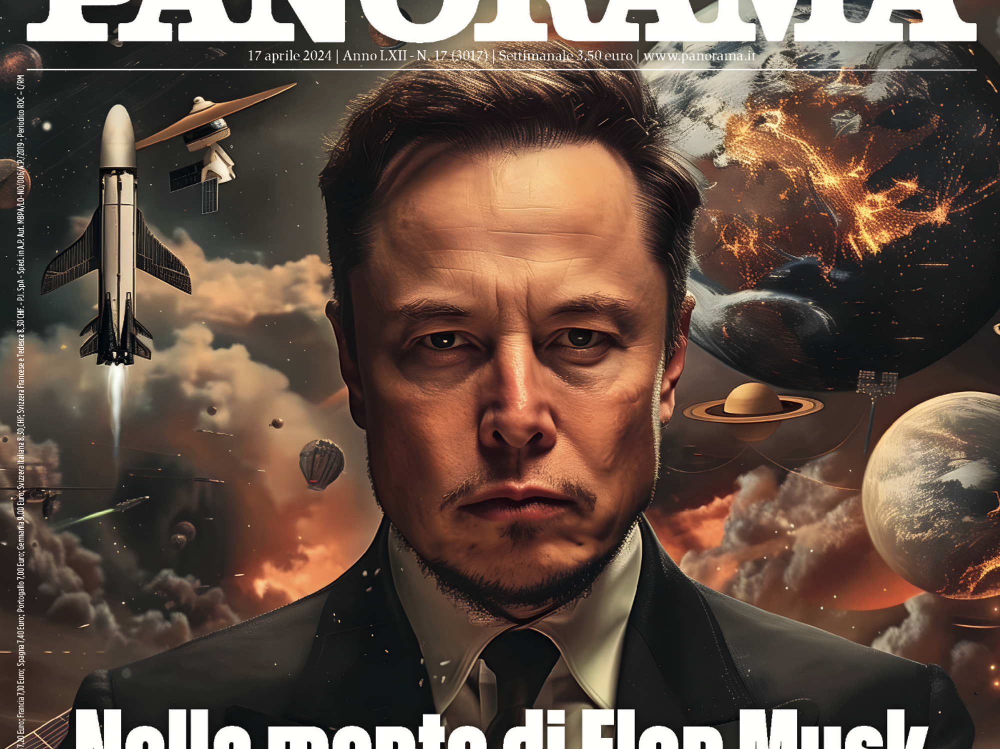 Nella mente di Elon Musk   Panorama in edicola