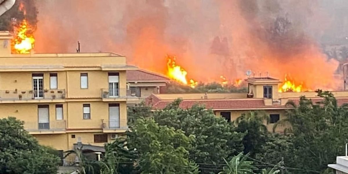 Incendi in Sicilia, Palermo in fiamme, Nello Musumeci