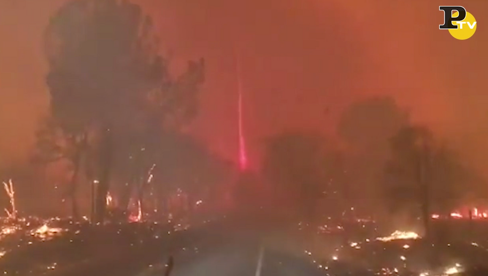 Incendio in California video