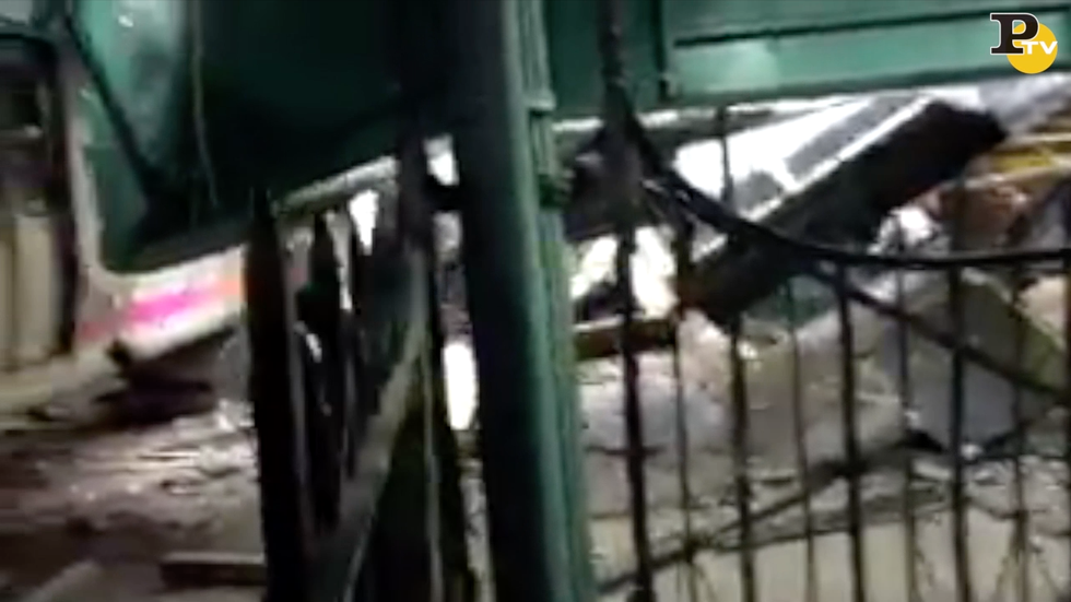 incidente treno hoboken new york video