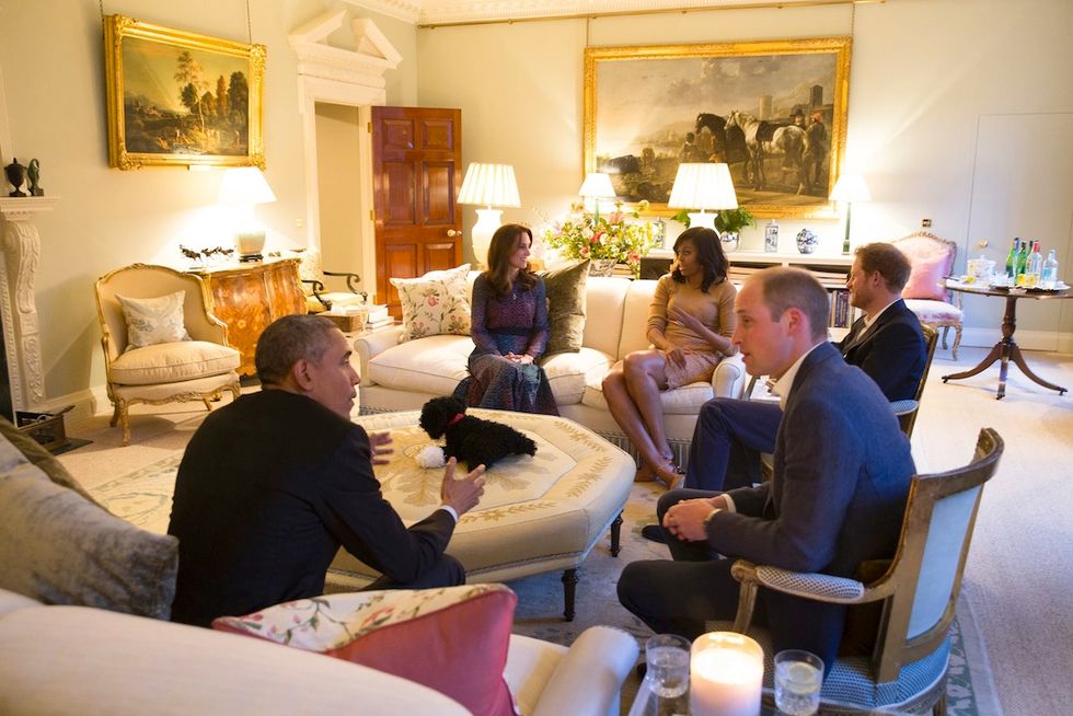 Incontro tra gli Obama e i Duchi di Cambridge