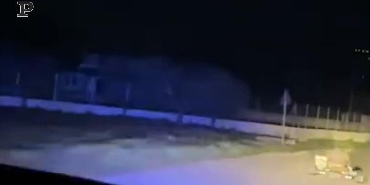 Frosinone, fugge dalla polizia a bordo di un go-kart | video