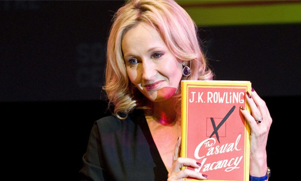J.K. Rowling in Italia con il nuovo romanzo, ‘Il seggio vacante’