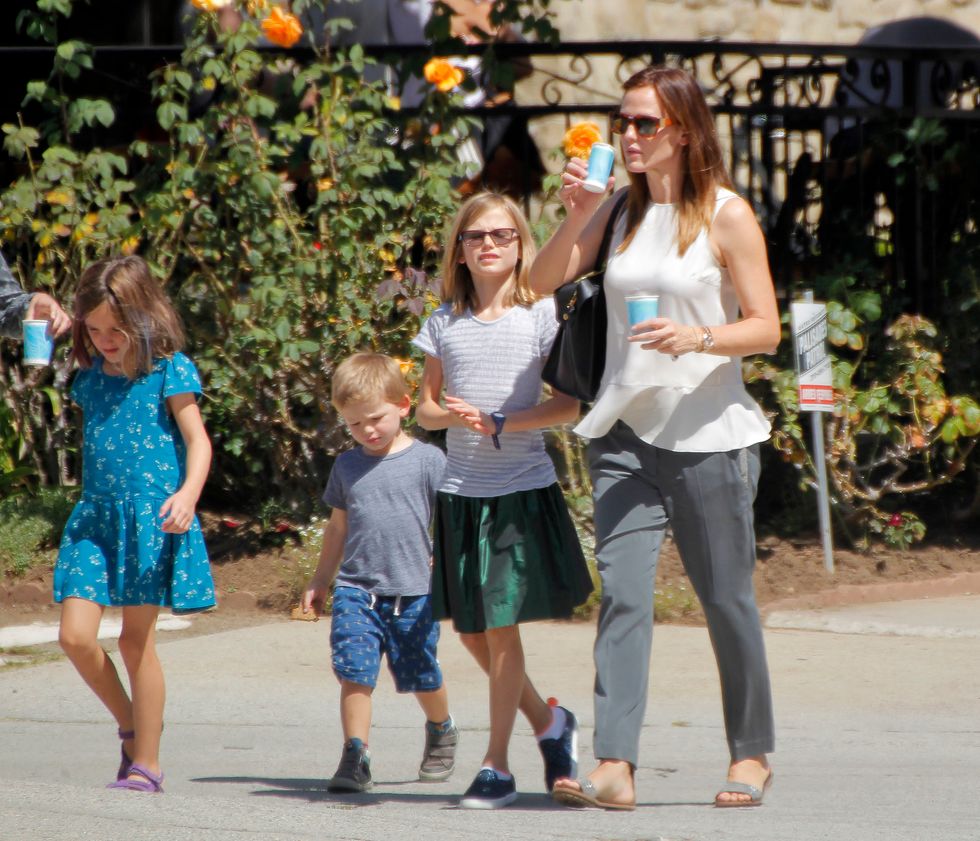 Jennifer Garner con i figli