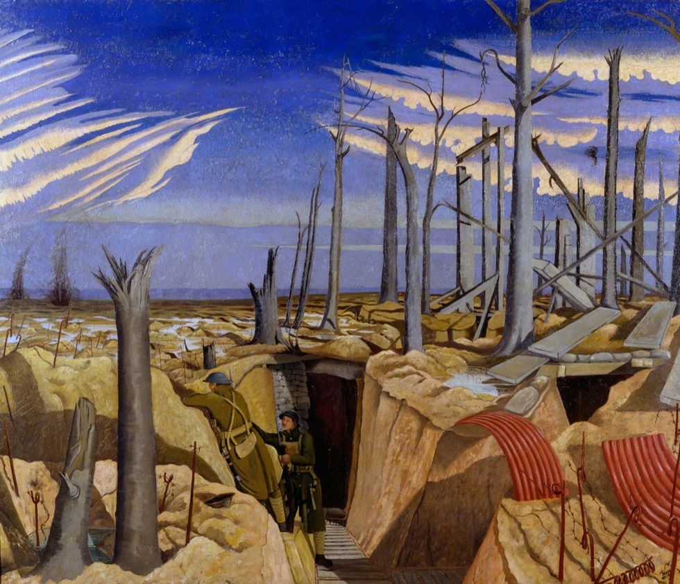 Gli artisti inglesi e i colori della Grande Guerra