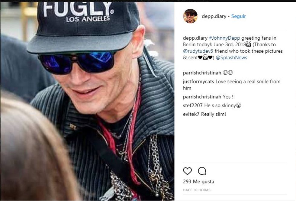 Johnny Depp, le foto che preoccupano i fan