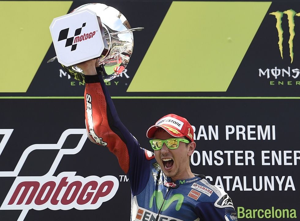 Gp Catalogna: vince Lorenzo, 2° Rossi, 3° Pedrosa. Marquez e Dovizioso caduti