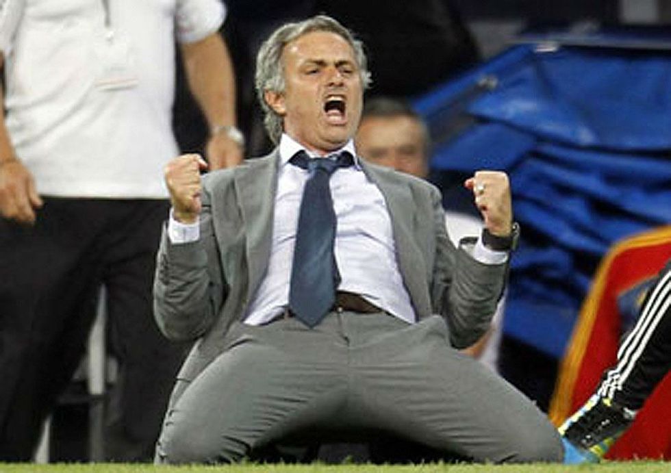 Mourinho vince la sfida della fortuna con Mancini