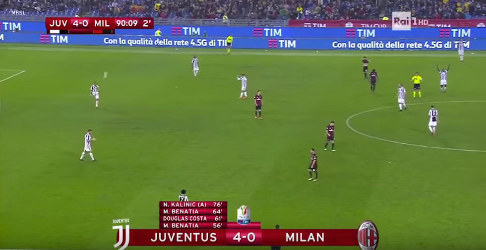 Juventus-MIlan 4-0 finale Coppa Italia gol highlights video