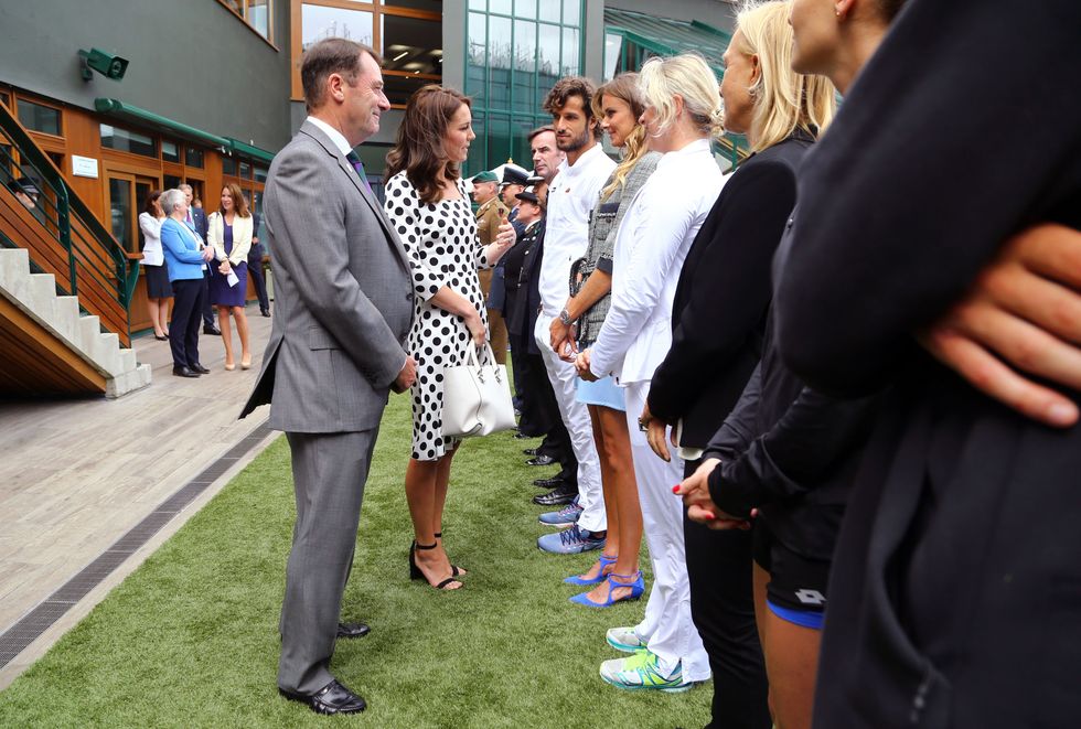 Kate Middleton a Wimbledon veste Dolce & Gabbana