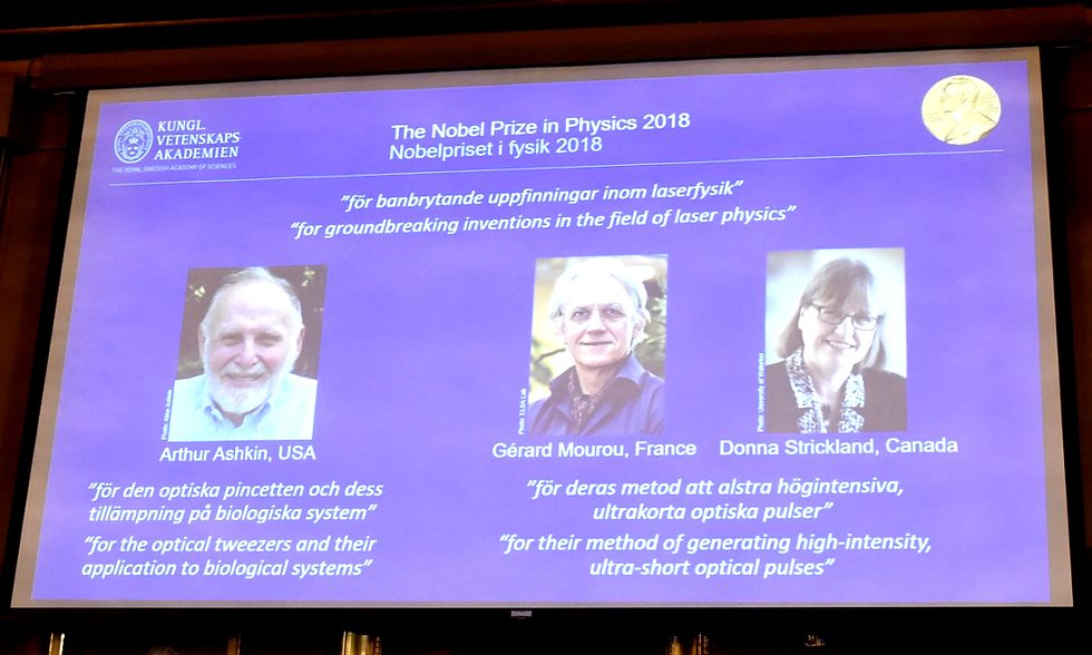 Nobel per la Fisica alle ricerche sul laser