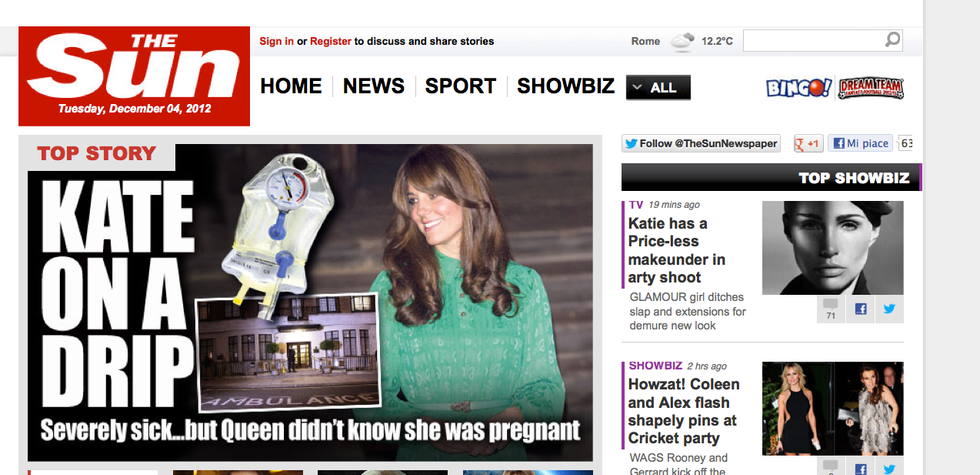 Kate è incinta, e la stampa britannica prende il volo