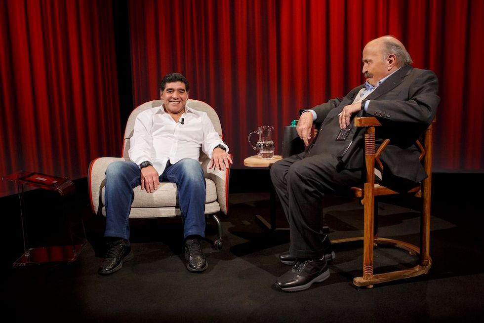L'intervista Maradona