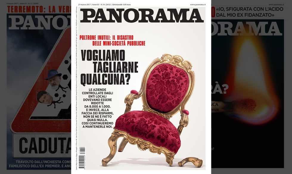 La copertina del n. 14/2017 di Panorama