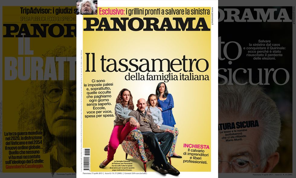 Panorama: il tassametro delle famiglie italiane
