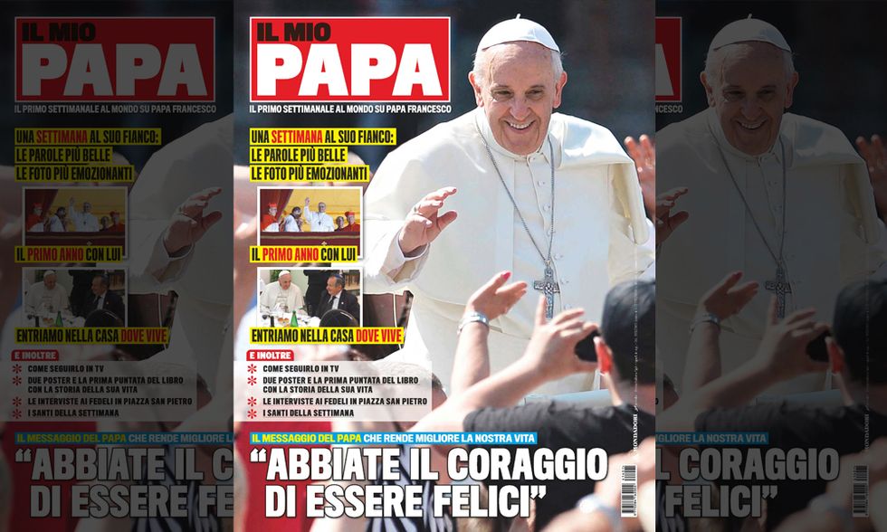Mondadori lancia Il mio Papa, il primo settimanale al mondo interamente dedicato  a Papa Francesco