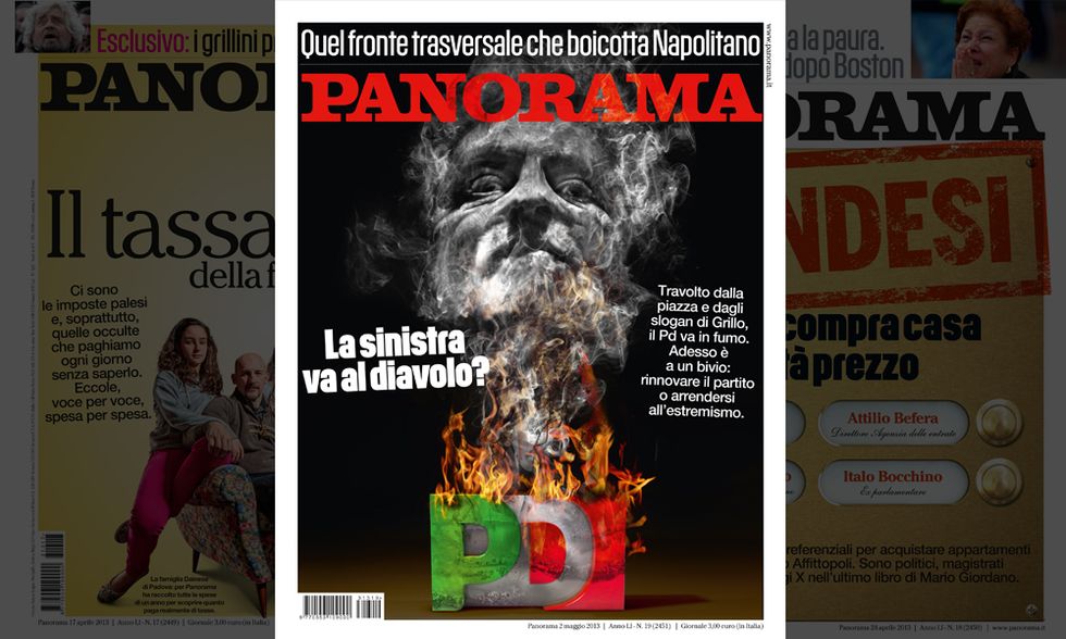 Panorama: Enrico Letta bruciato dalle fiamme del Pd?