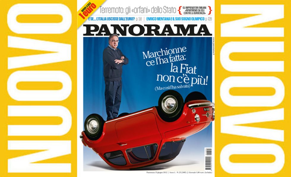 La copertina di Panorama, n. 25