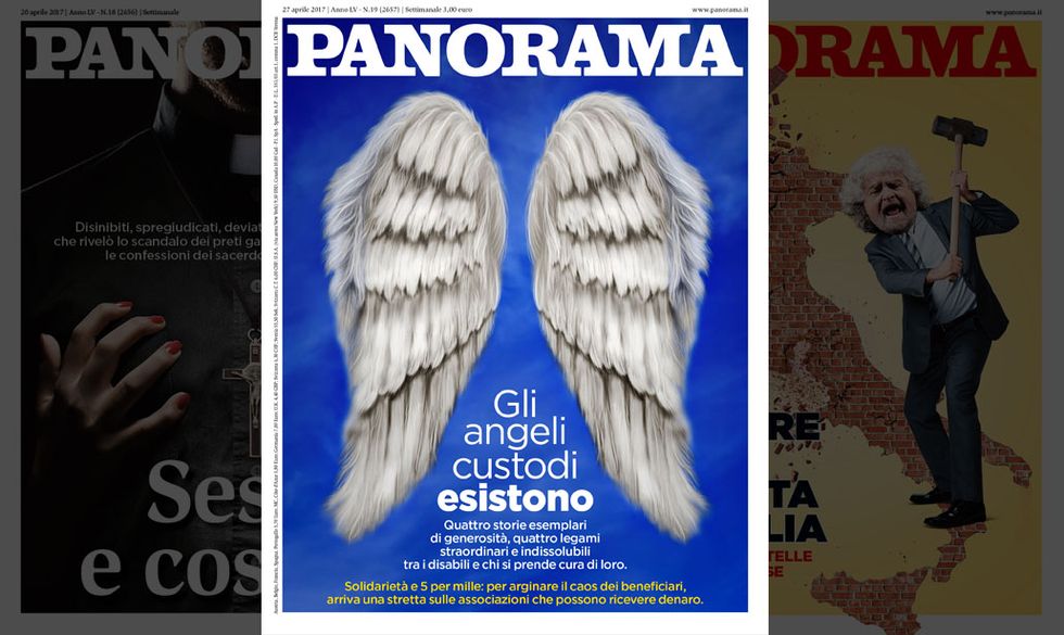 La copertina di Panorama n. 19/2017