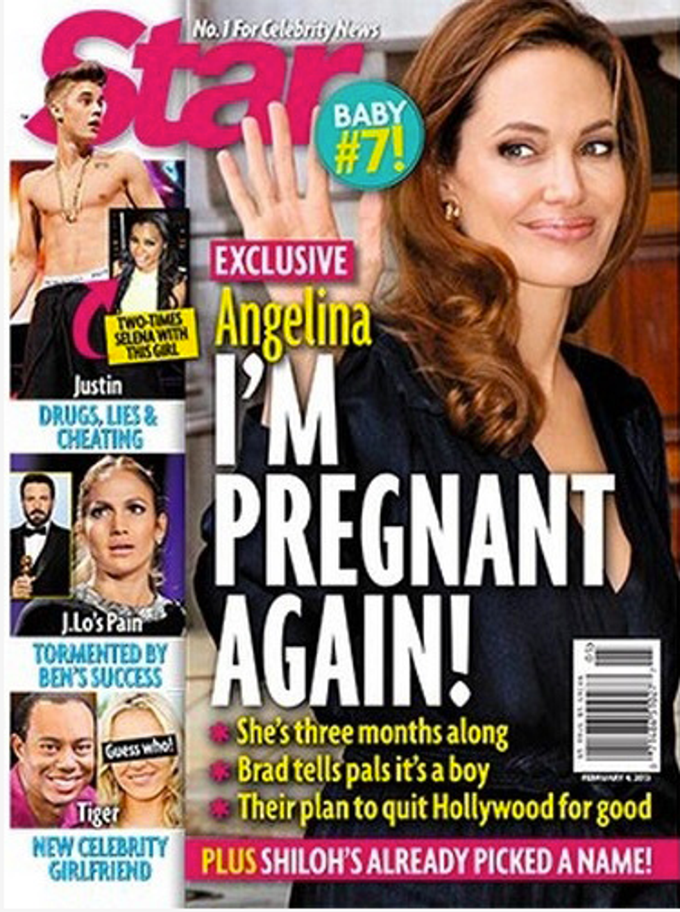 Angelina Jolie incinta per la settima volta
