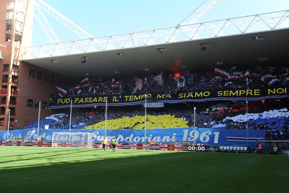 Lo spettacolo del derby di Genova