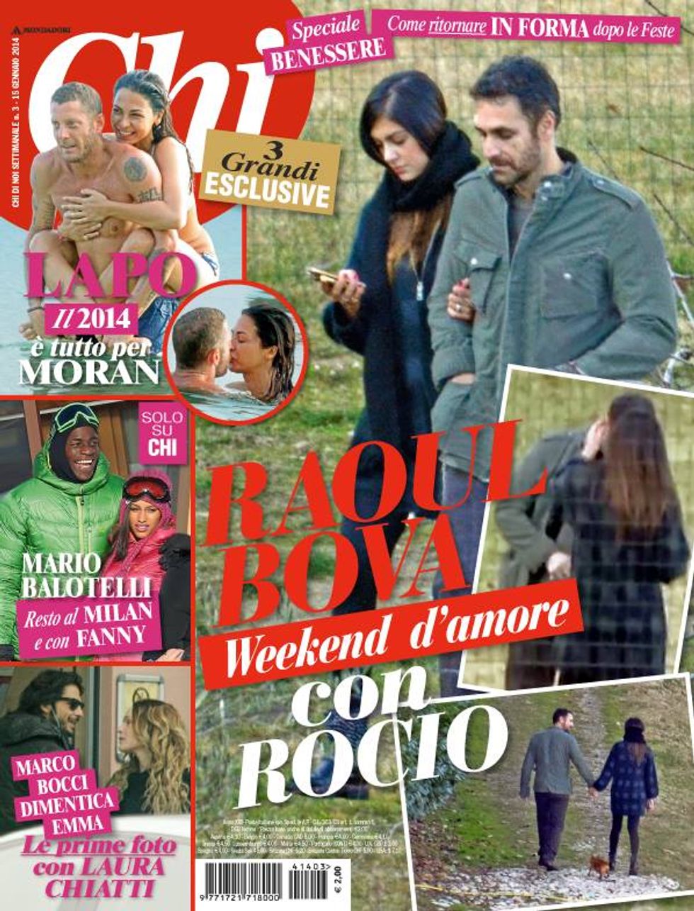 Raoul Bova: paparazzato il primo bacio con Rocio