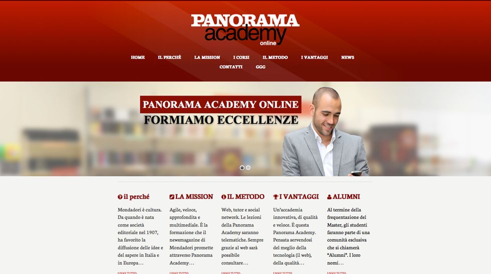 Panorama Academy: come iscriversi