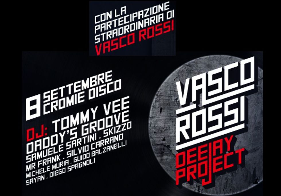 Vasco Rossi al 'Cromie' con Tommy Vee. Il dj: "E' un onore"