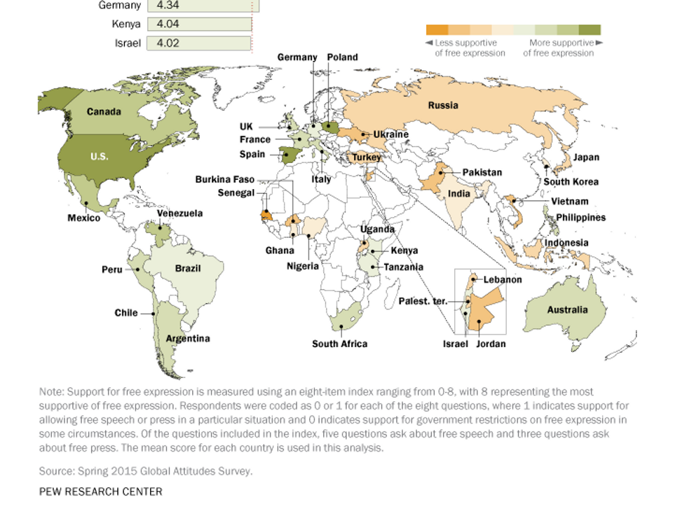 I 10 paesi più permalosi al mondo (e quelli meno)