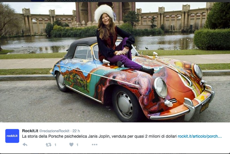 La Porsche di Janis Joplin