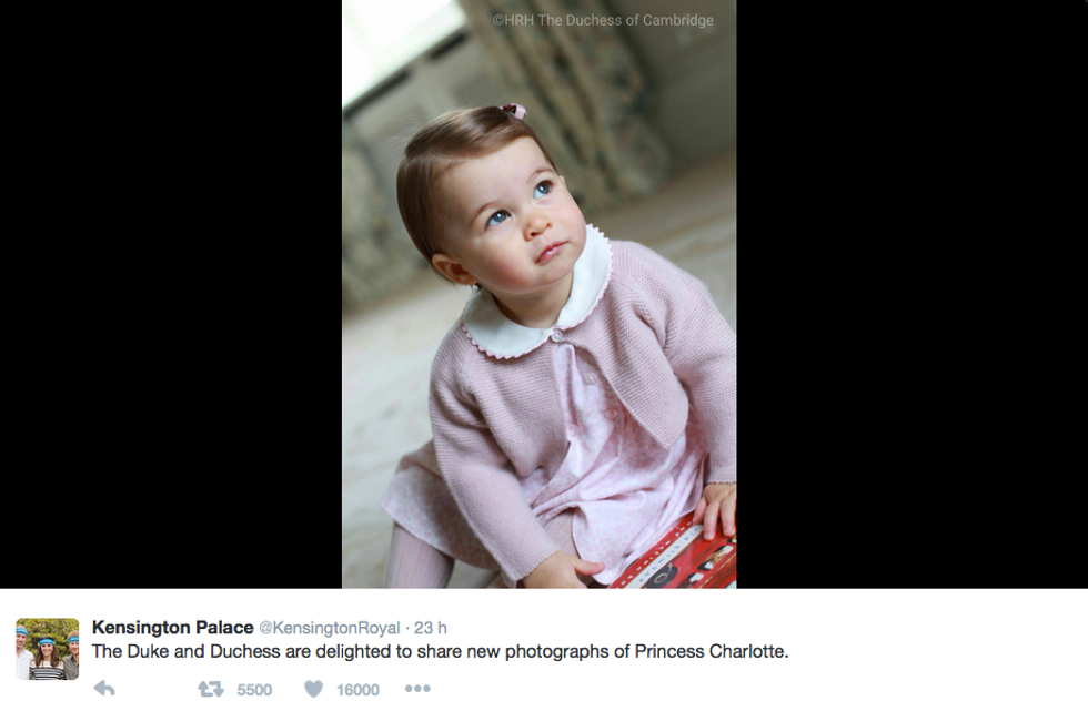 La principessa di Cambridge Charlotte