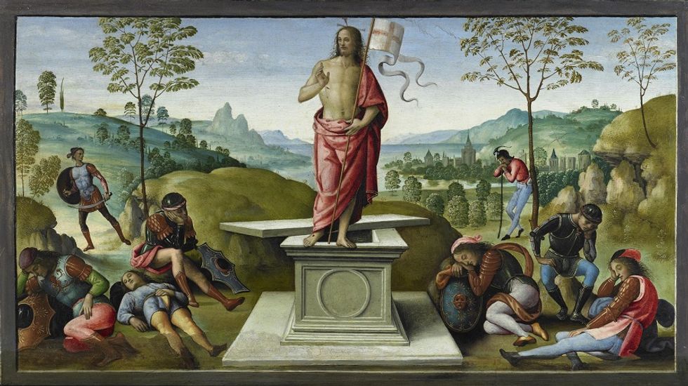 Italian Painter Pietro Vannucci, Known as Perugino, now in Paris