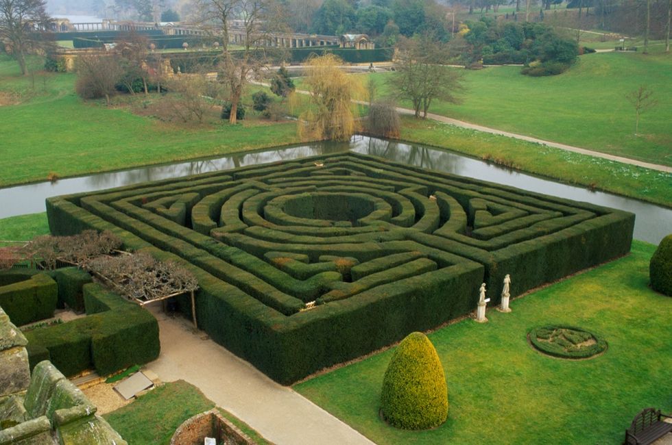 Labirinto di Hever Castle Kent Hedge