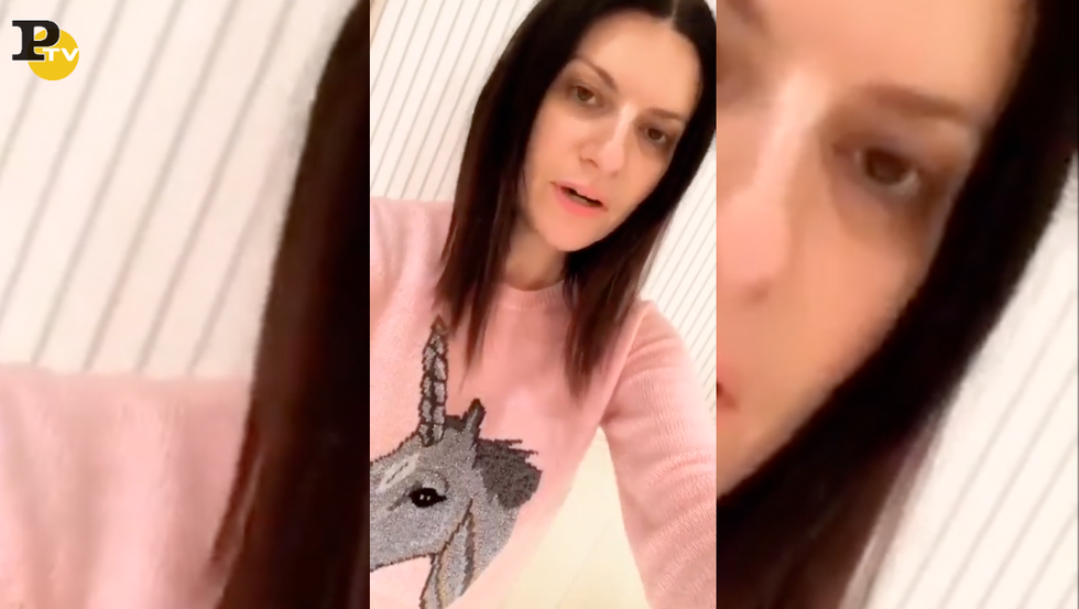 Laura Pausini video senza voce Sanremo scuse