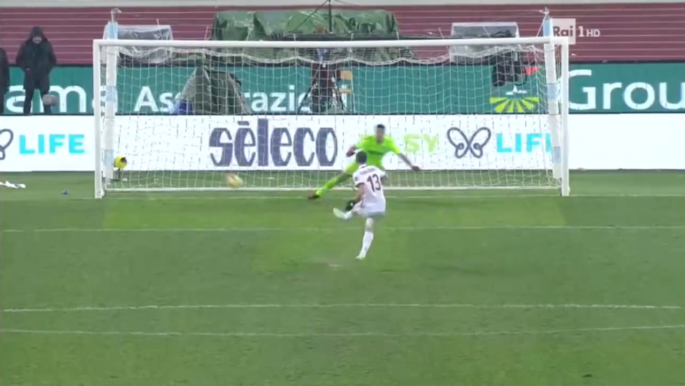 Lazio-Milan gol rigori highlights video