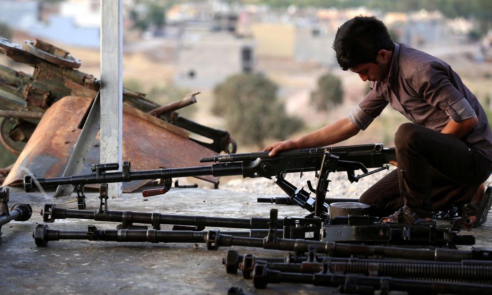 Le armi dei Peshmerga curdi in Iraq