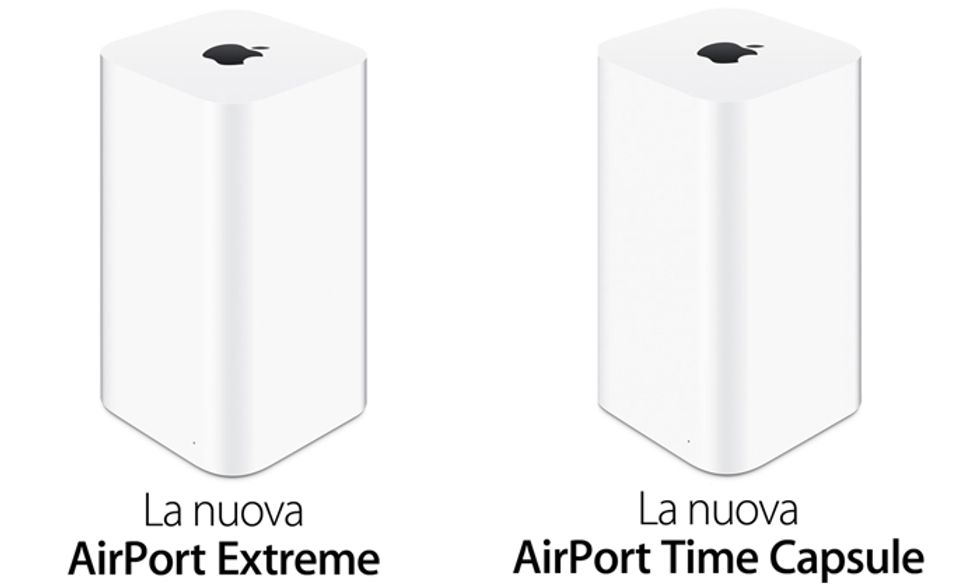 Le nuove Airport Extreme e Time Capsule di Apple