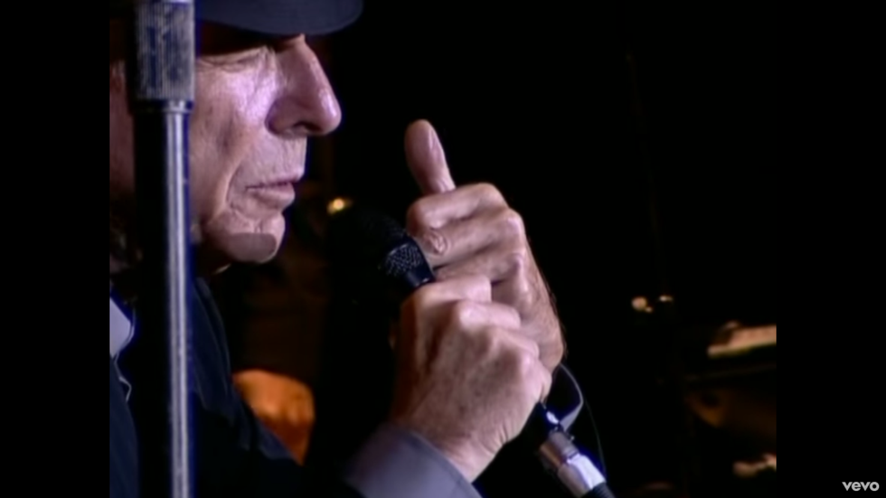 Leonard Cohen hallelujah video