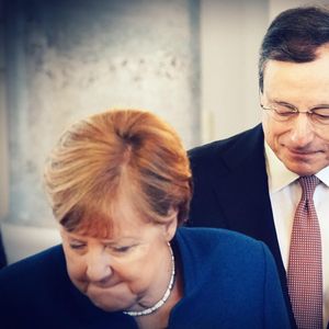 Angela Merkel Mario Draghi 