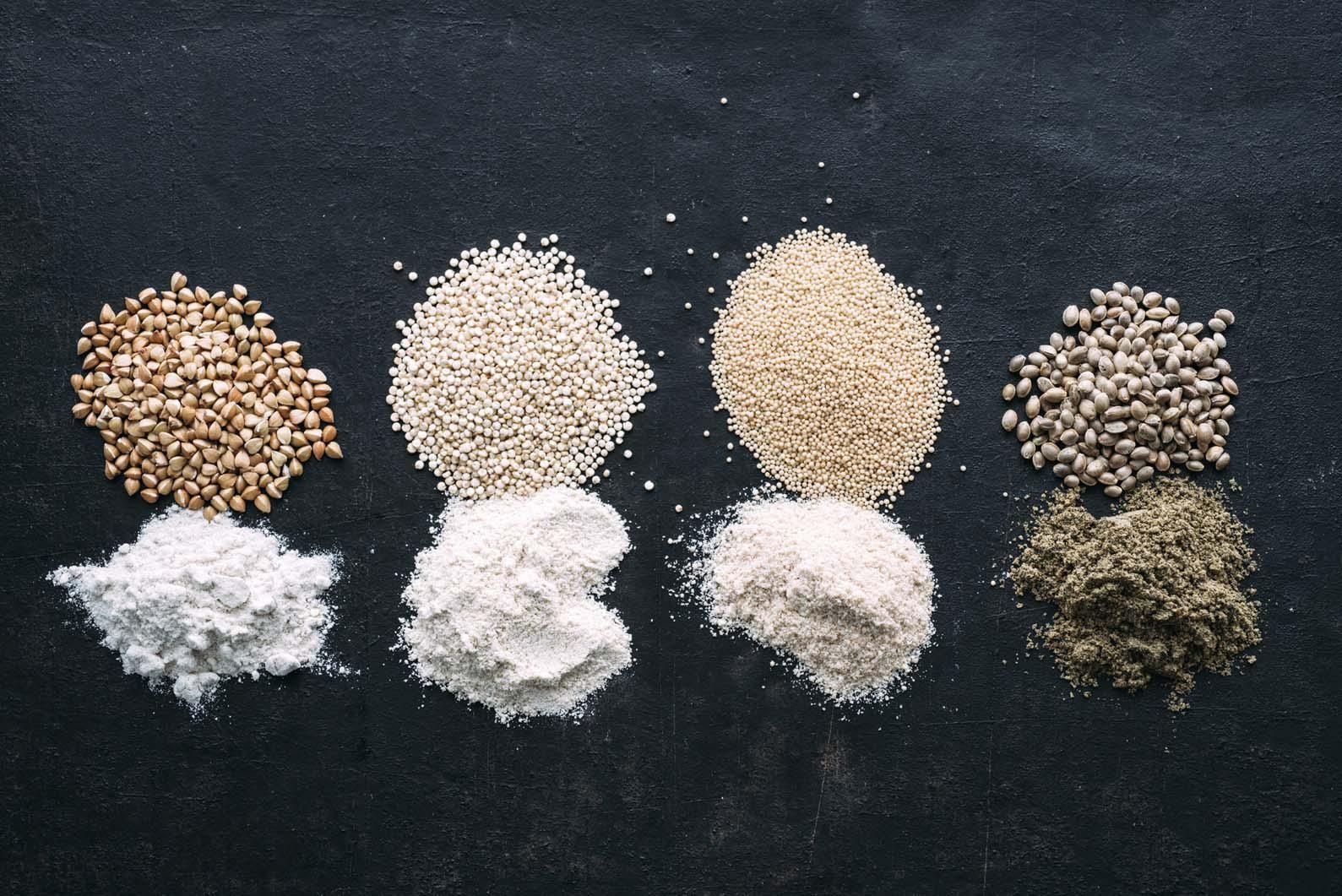 farina di grano saraceno quinoa amaranto canapa