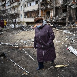 ​Guerra e distrtuzione a Kiev in Ucraina